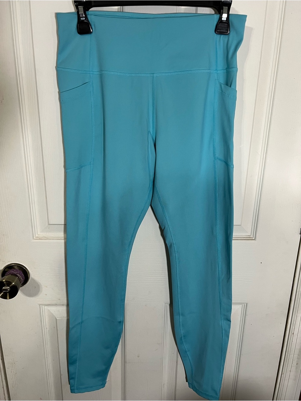 Avia Teal Activewear Top with White Logo